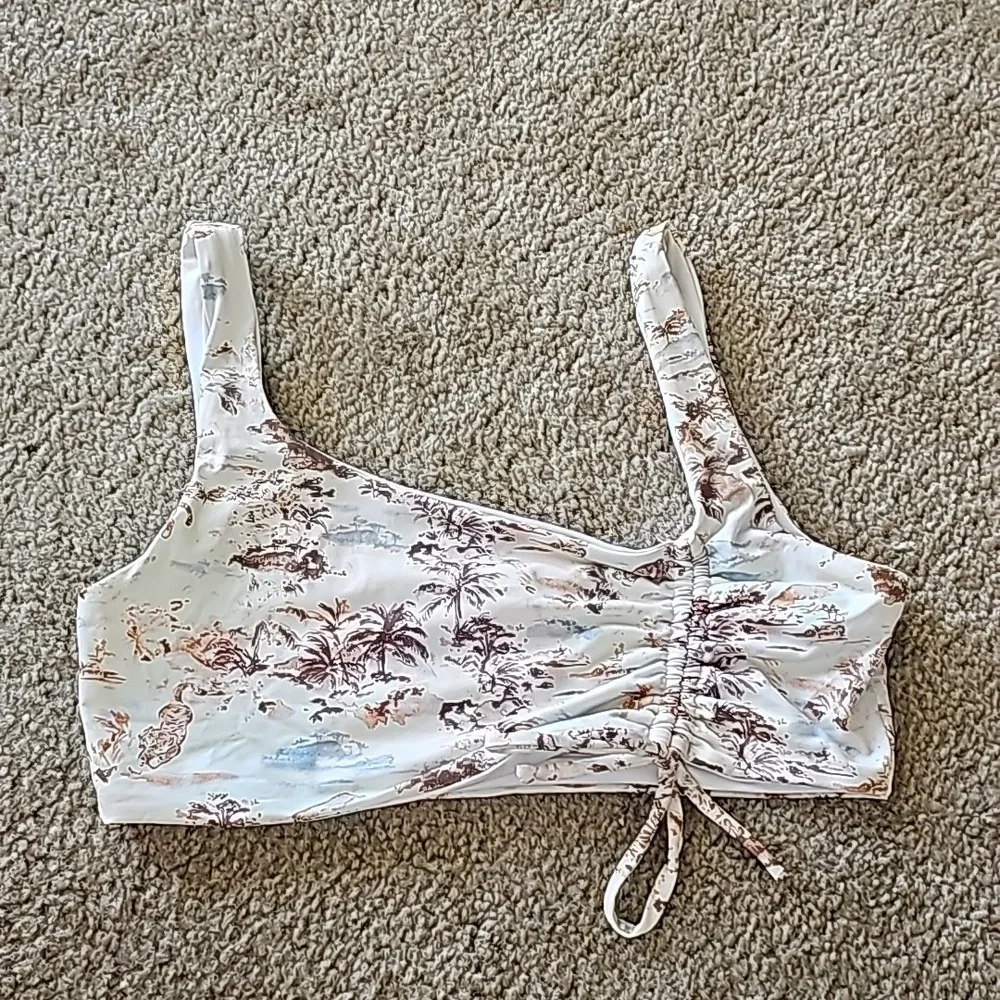 L Space Wilder Bikini Top Tropical Cream XL